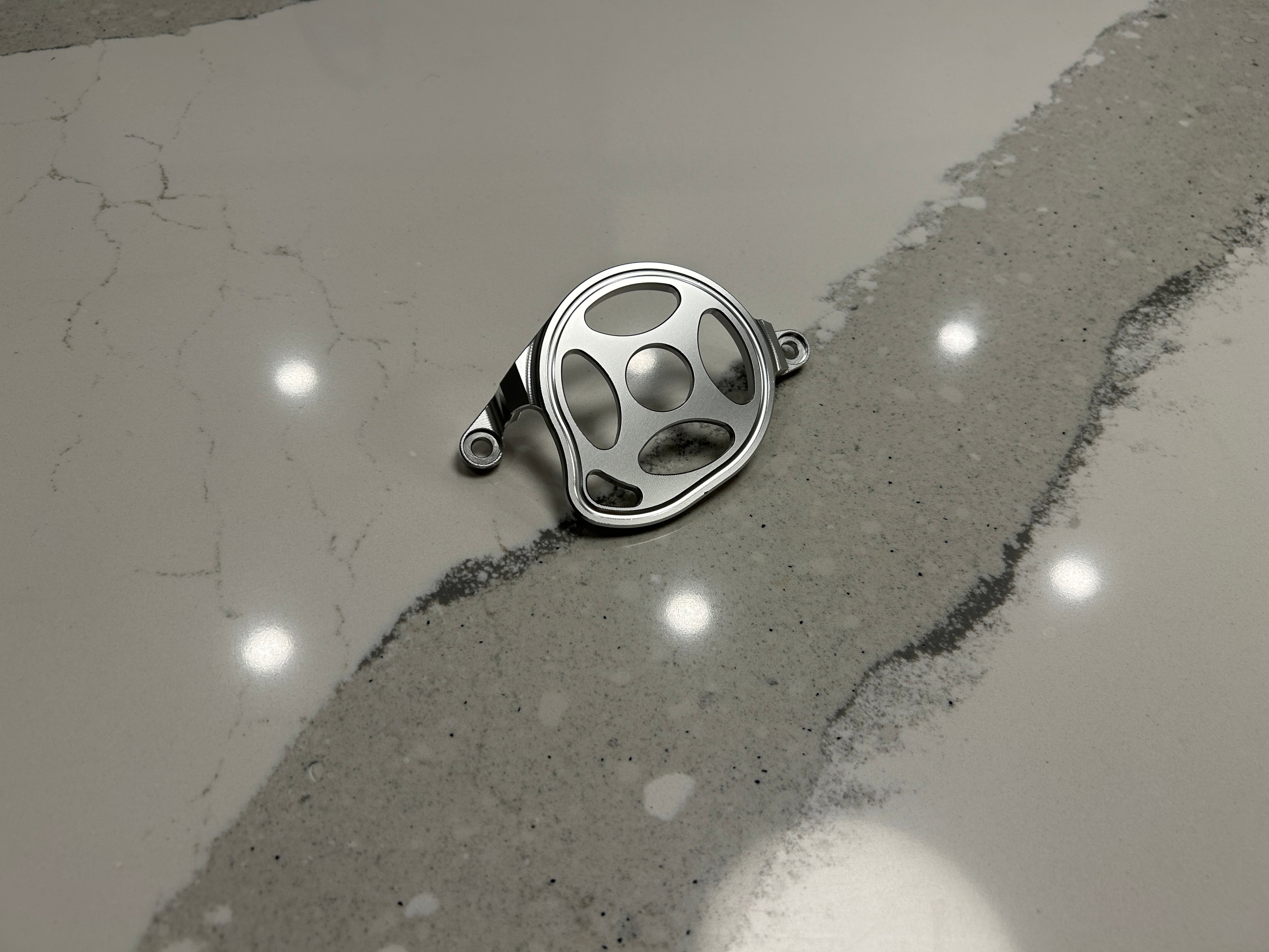 Silver Motor Cover - Surron LBX, Eride 2.0 3.0.  (pre order around 2 weeks to ship )