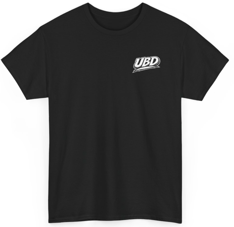 UBD custom black t-shirt