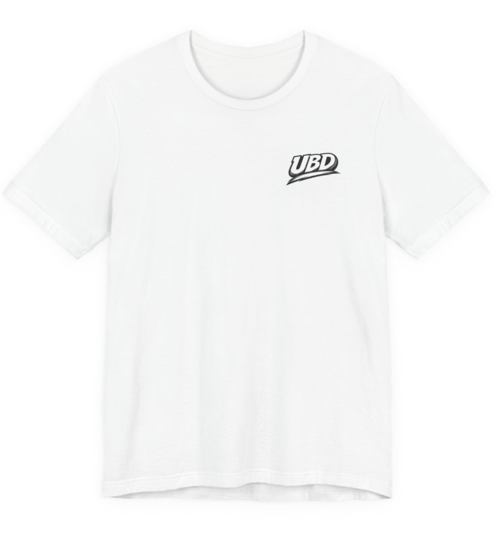 UBD custom white t-shirt