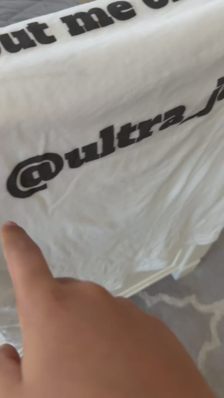UBD custom white t-shirt